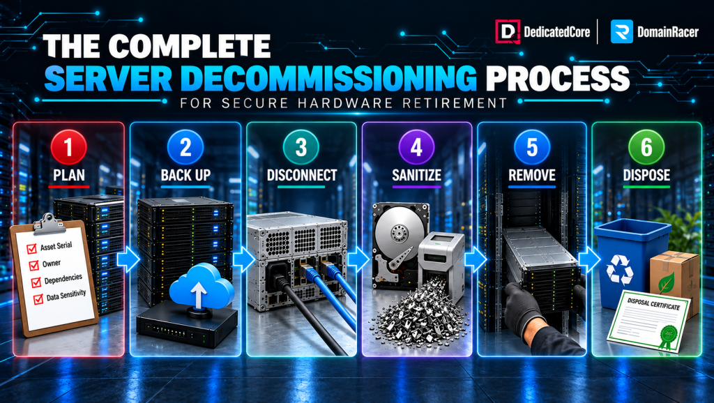 6 Steps Server Decommissioning Process