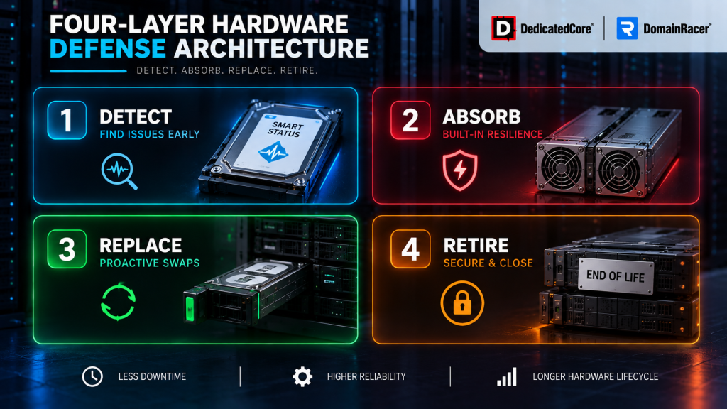 DedicatedCore's Four-Layer Hardware Risk Detection Model