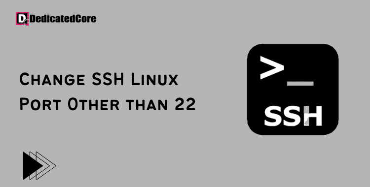 how to change ssh linux port other than 22