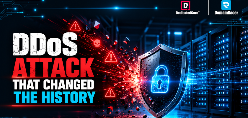 DDoS attacks on server infrastructure and network security protection