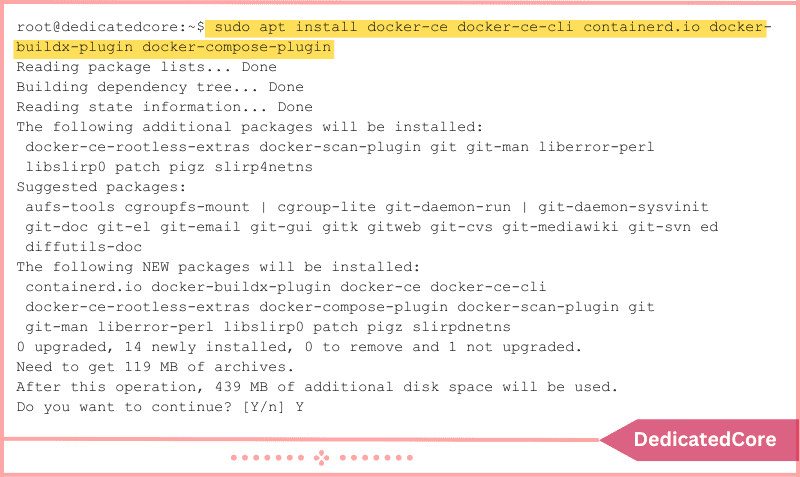 install deocker on debian 11