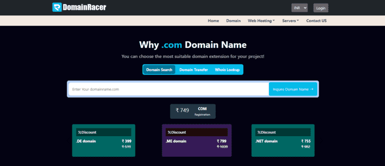 domainracer best domain name