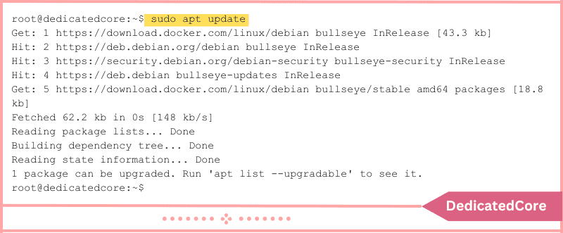 update the package base
