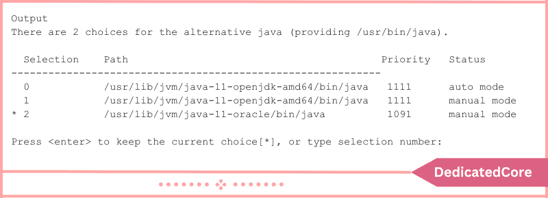 installing both versions output